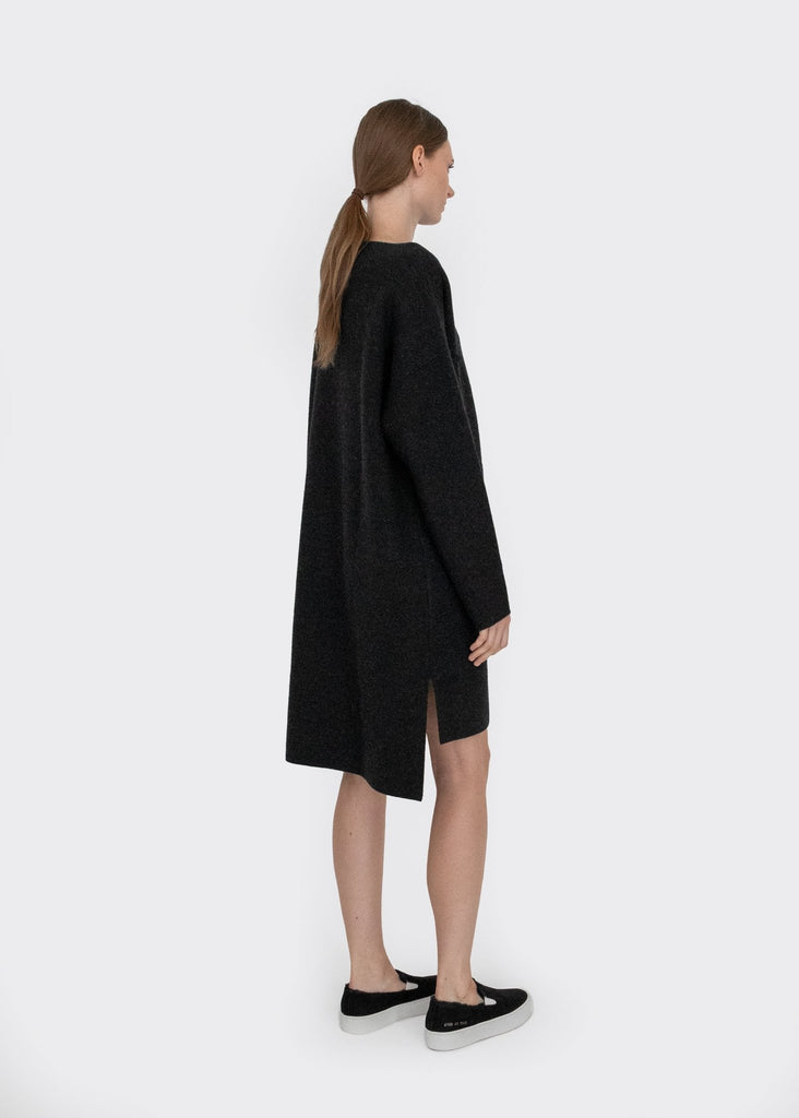 Woman by Common Projects_Slip-On Suede/Shearling in Black_Shoes_36 - Finefolk