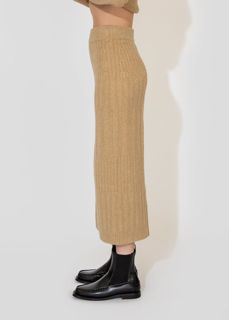 Lauren Manoogian_Collage Skirt in Sand_Skirt_1 - Finefolk