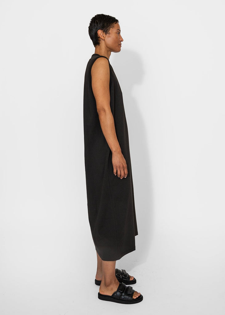 6397_Circle Neck Tank Dress in Washed Black_Apparel & Accessories_XS - Finefolk