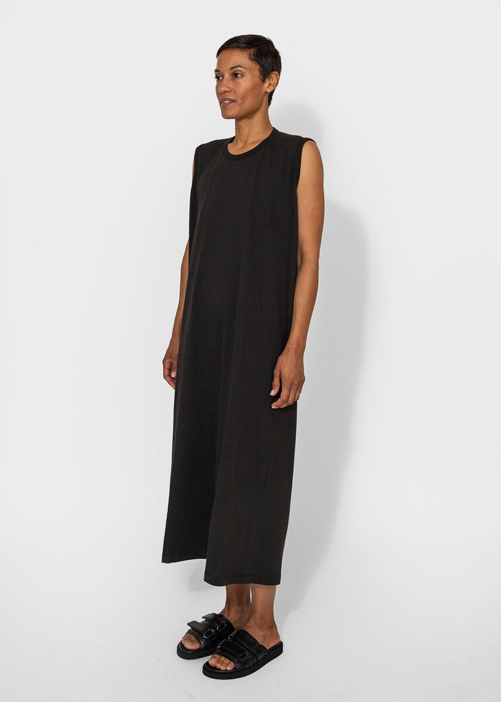 6397_Circle Neck Tank Dress in Washed Black_Apparel & Accessories_XS - Finefolk