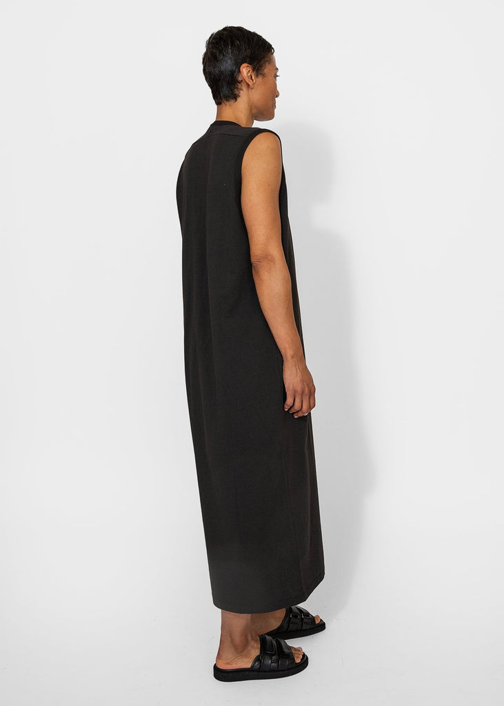 6397_Circle Neck Tank Dress in Washed Black_Apparel & Accessories_XS - Finefolk