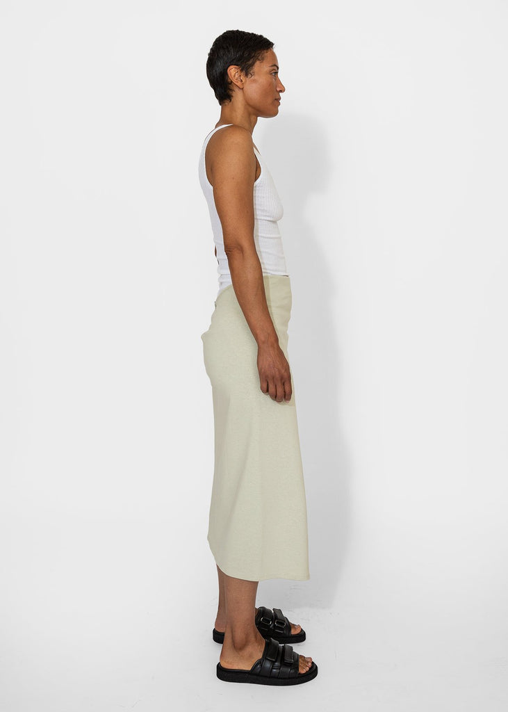 6397_Draped Wrap Skirt in Chalk_Apparel & Accessories_XS - Finefolk