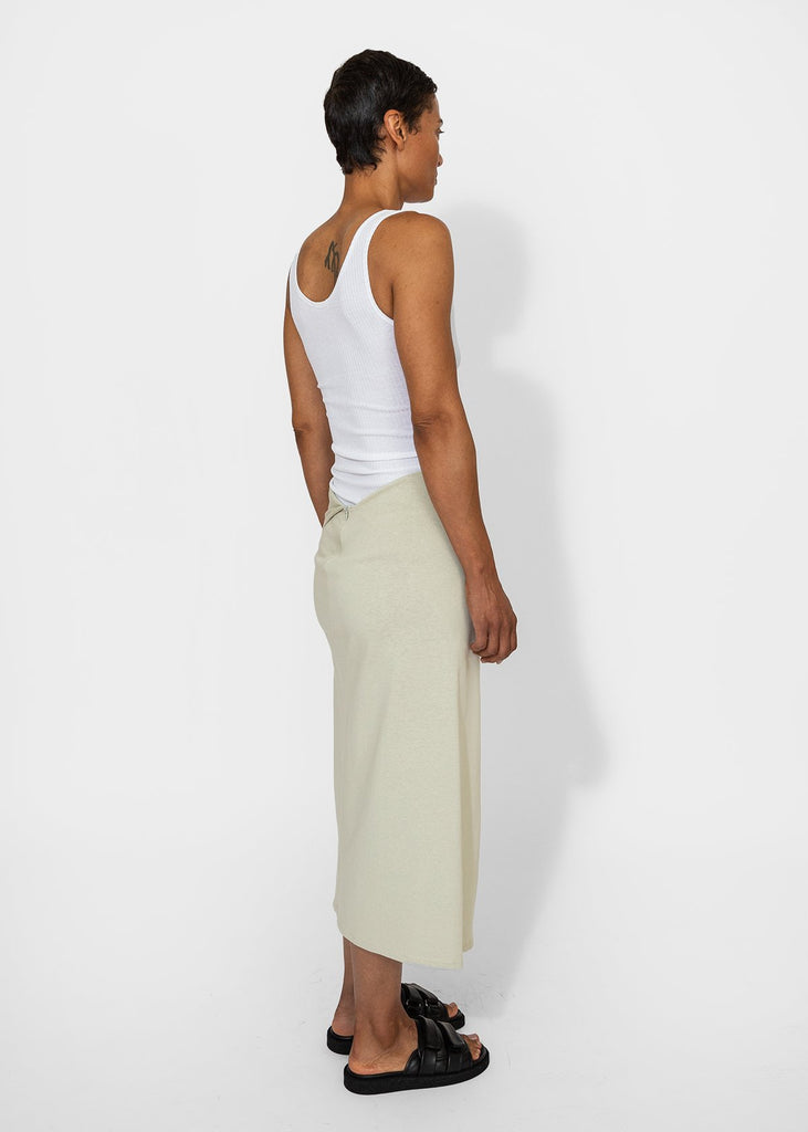 6397_Draped Wrap Skirt in Chalk_Apparel & Accessories_XS - Finefolk