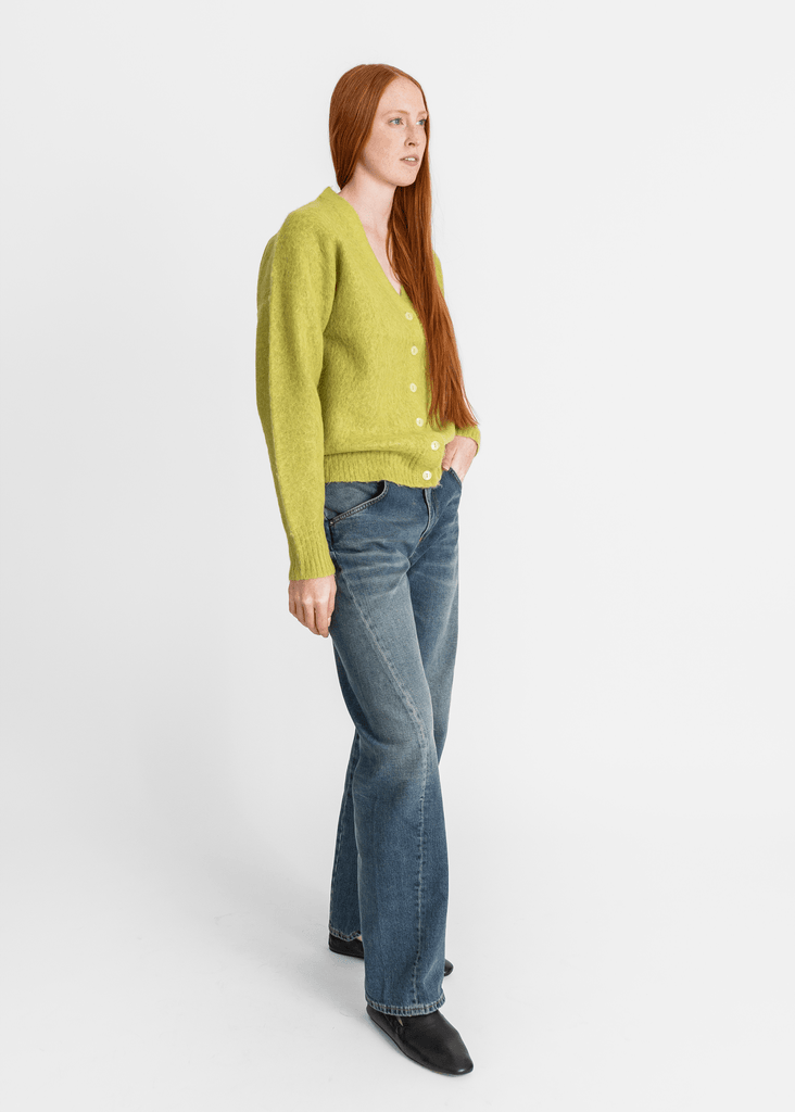 6397_Grunge Cardigan in Moss Green_Sweaters_XS - Finefolk