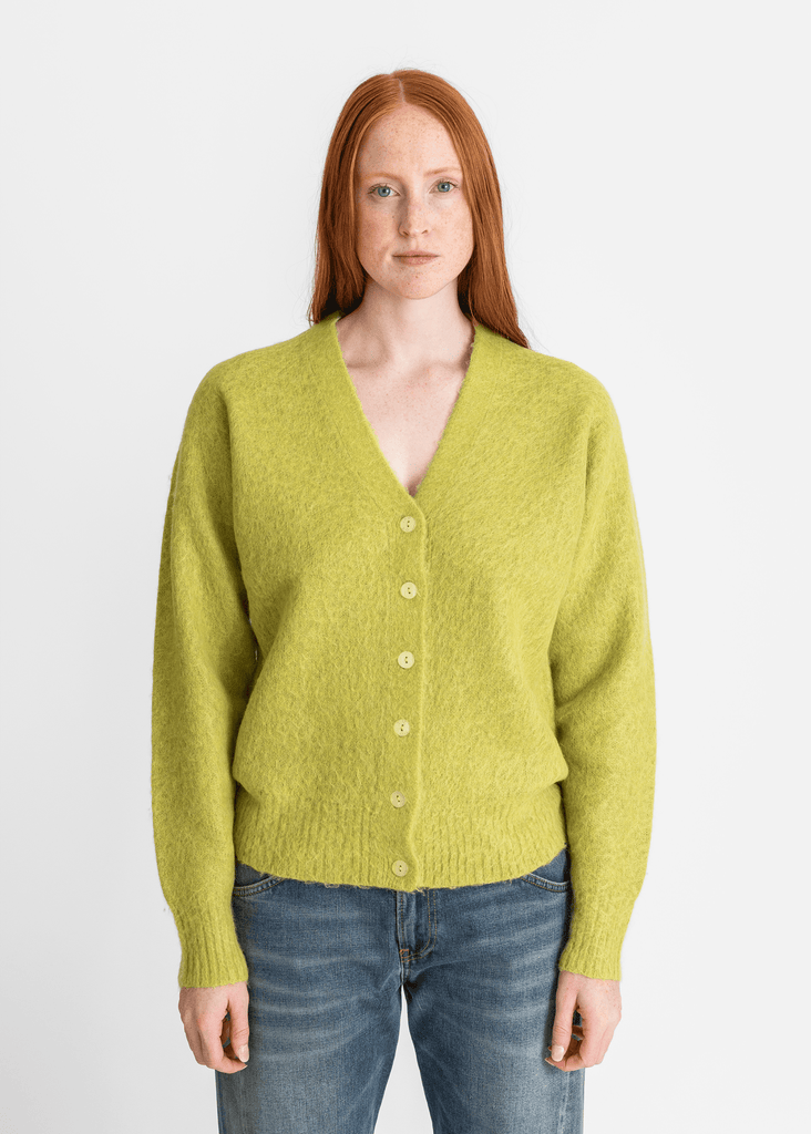 6397_Grunge Cardigan in Moss Green_Sweaters_XS - Finefolk