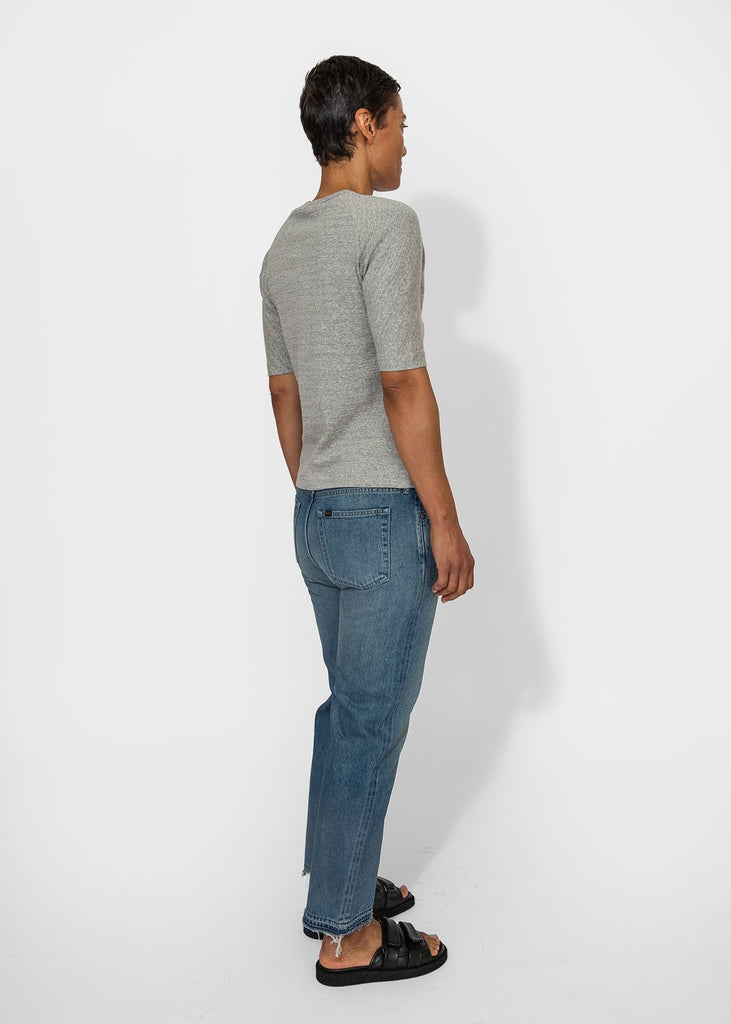 6397_High V Elbow T in Heather Grey_Apparel & Accessories_XS - Finefolk