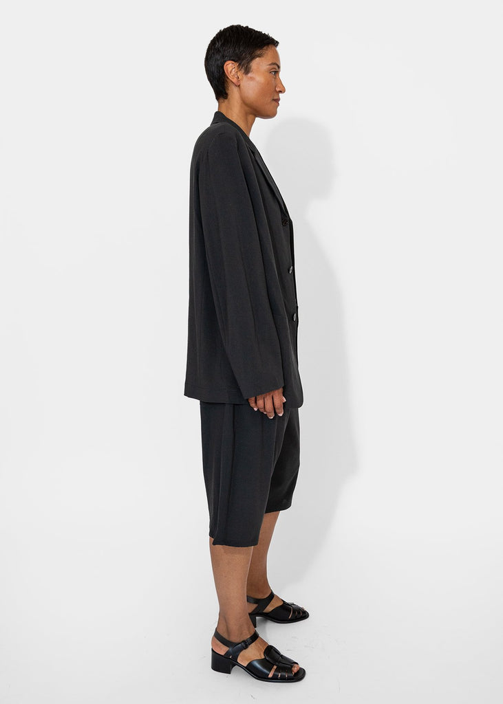 6397_Oversized 3 - Button Blazer in Washed Black_Apparel & Accessories_XXS - Finefolk