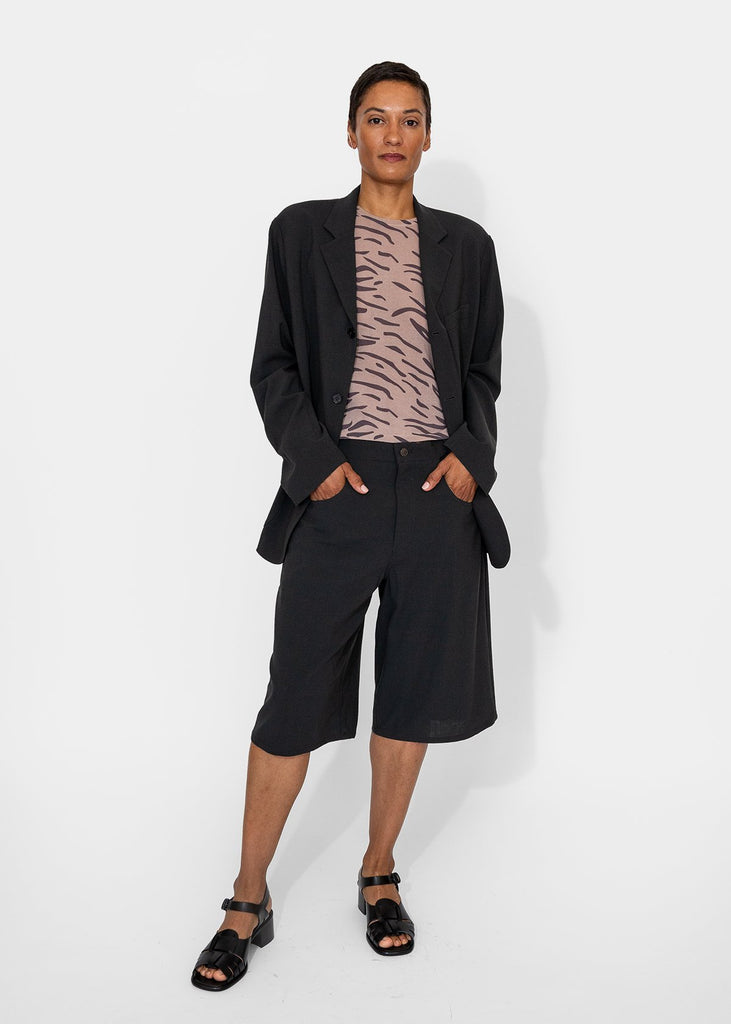 6397_Oversized 3 - Button Blazer in Washed Black_Apparel & Accessories_XXS - Finefolk