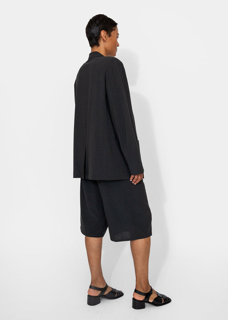 6397_Oversized 3 - Button Blazer in Washed Black_Apparel & Accessories_XXS - Finefolk