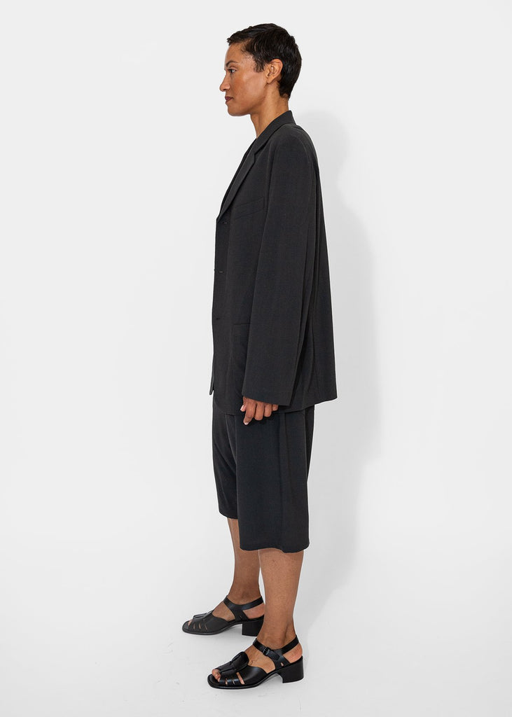 6397_Oversized 3 - Button Blazer in Washed Black_Apparel & Accessories_XXS - Finefolk