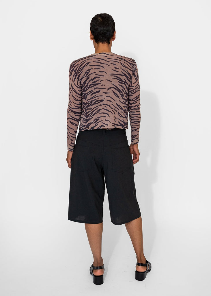 6397_Printed Crew Cardigan in Tiger Print_Apparel & Accessories_XS - Finefolk