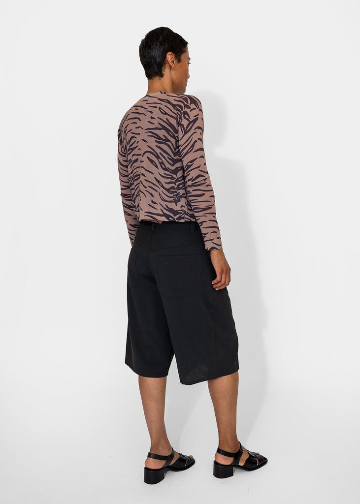 6397_Printed Crew Cardigan in Tiger Print_Apparel & Accessories_XS - Finefolk