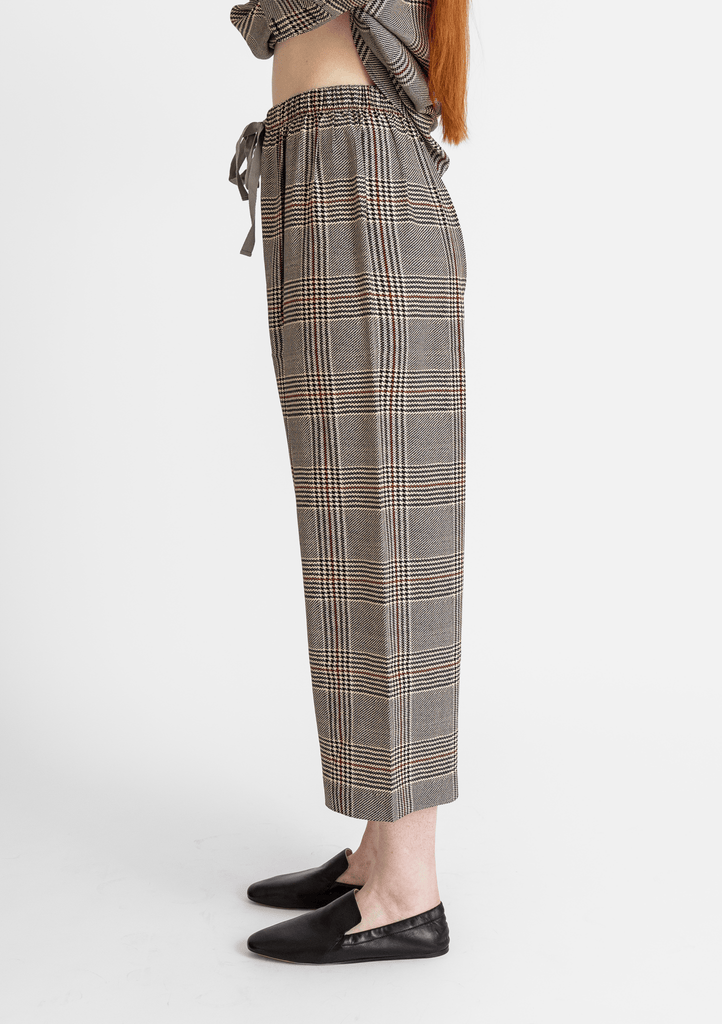 6397_Printed Pajama Pant in Houndstooth_Pant_XS - Finefolk