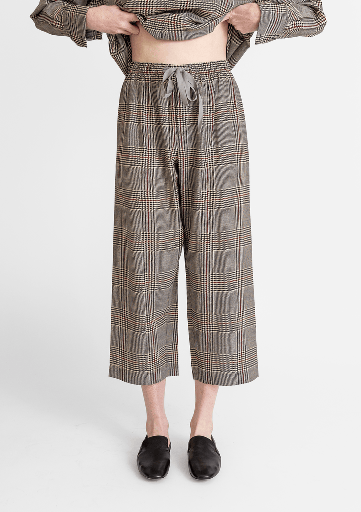 6397_Printed Pajama Pant in Houndstooth_Pant_XS - Finefolk