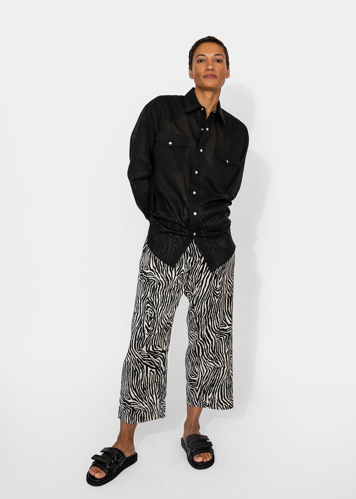 6397_Printed Pajama Pant in Zebra Print_Apparel & Accessories_XS - Finefolk