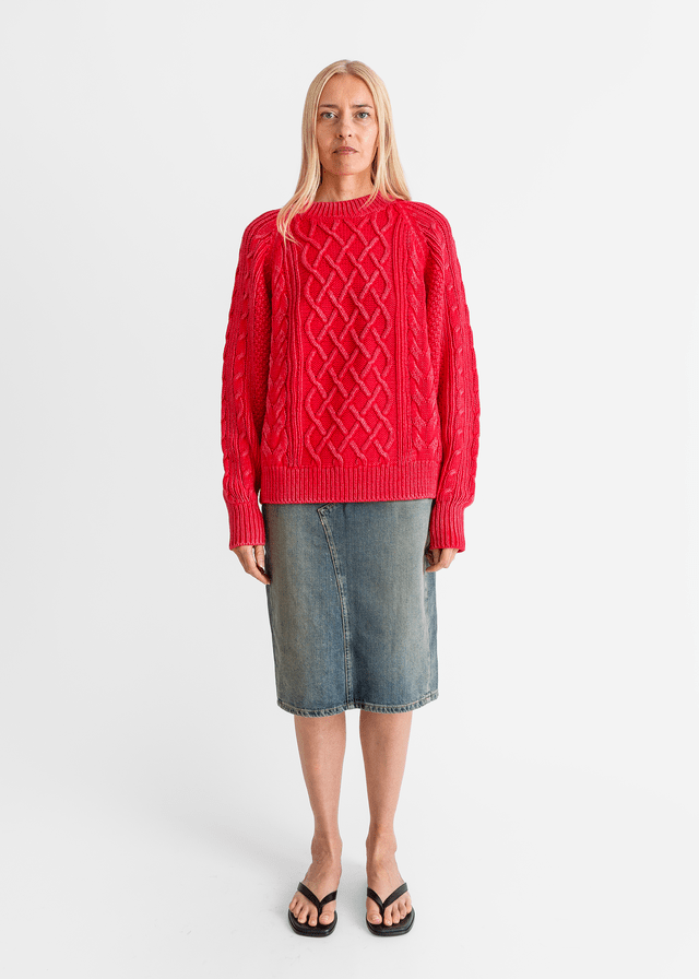 6397_Raglan Cable_Sweater_M - Finefolk