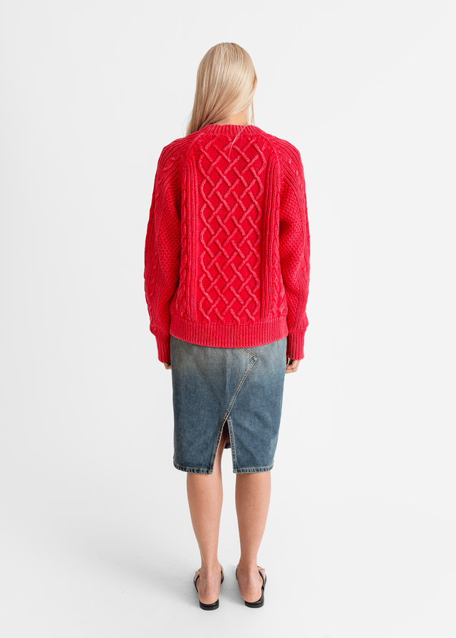 6397_Raglan Cable_Sweater_M - Finefolk