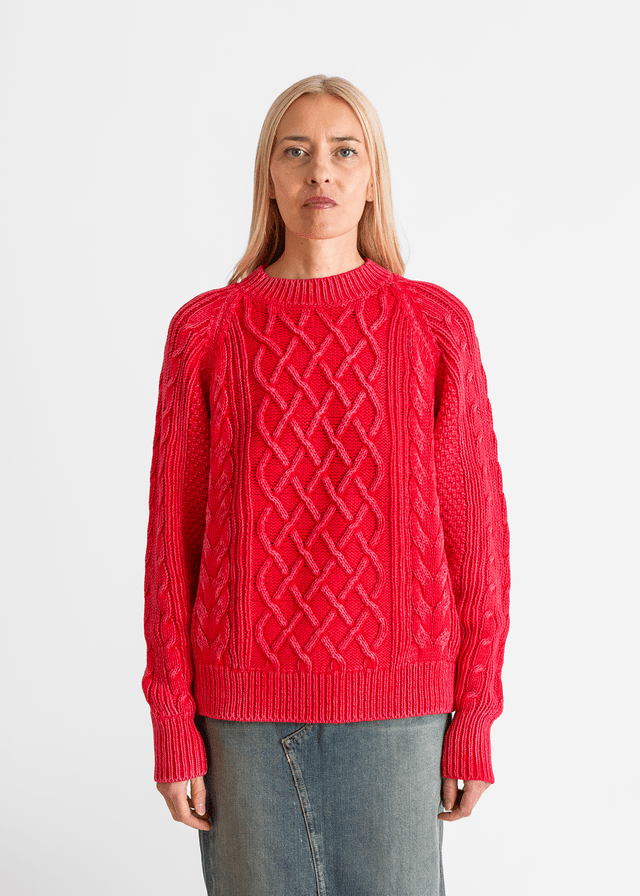 6397_Raglan Cable_Sweater_M - Finefolk