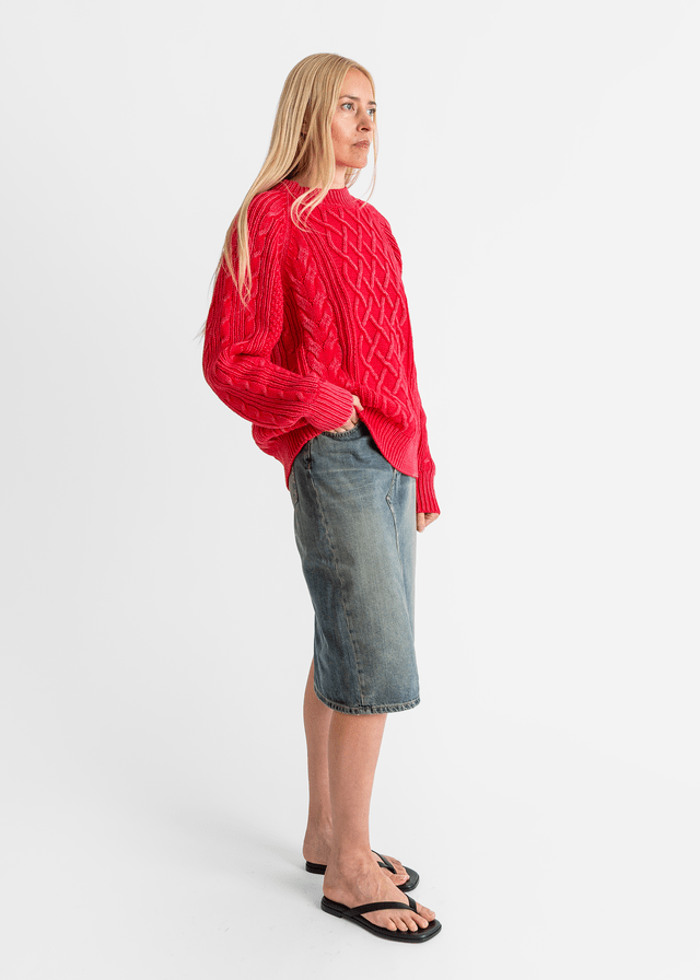 6397_Raglan Cable_Sweater_M - Finefolk