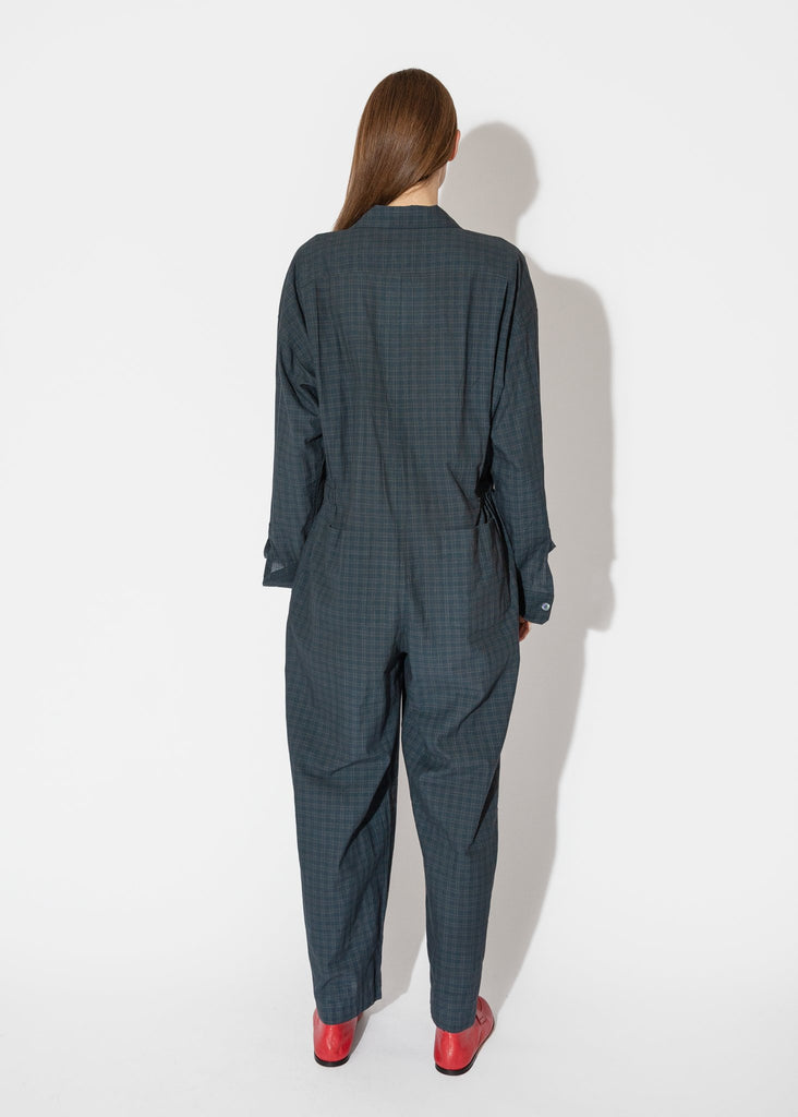 6397_Relaxed Jumpsuit in Overdyed Plaid__XS - Finefolk