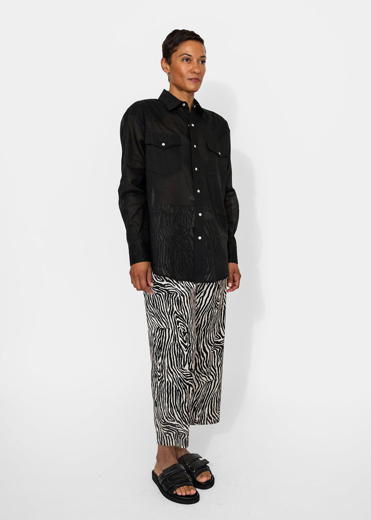 6397_Sheer Western Shirt in Black_Apparel & Accessories_XS - Finefolk