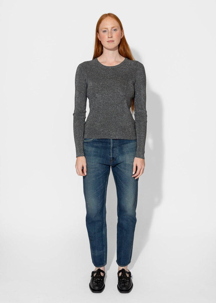 6397_Skinny Crew in Chrome_Sweater_XS - Finefolk