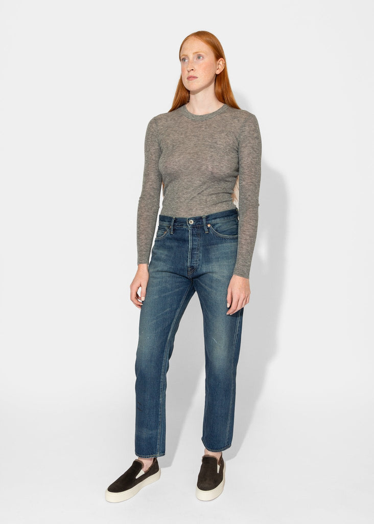 6397_Skinny Crew in Heather Grey_Tops_XS - Finefolk