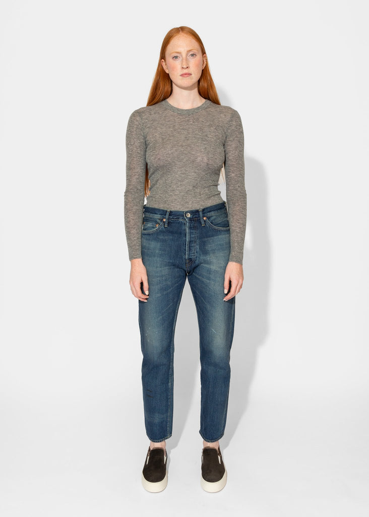 6397_Skinny Crew in Heather Grey_Tops_XS - Finefolk