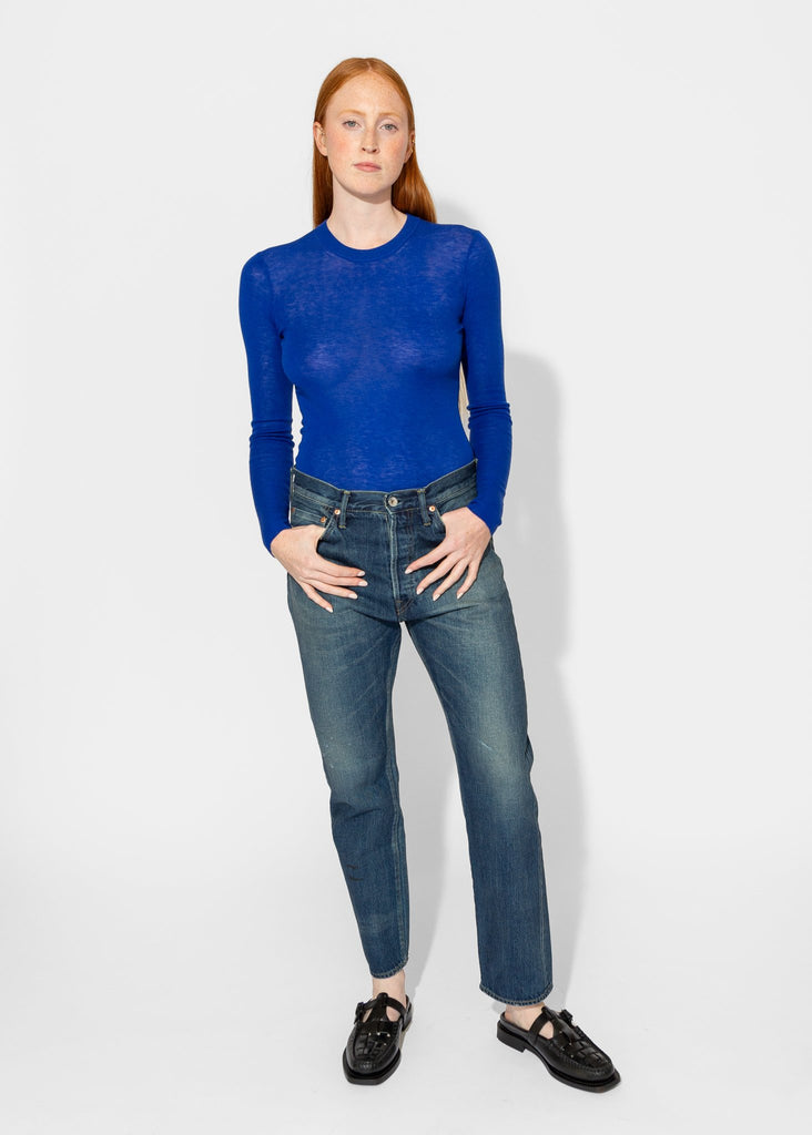 6397_Skinny Crew in Ultramarine_Tops_XS - Finefolk