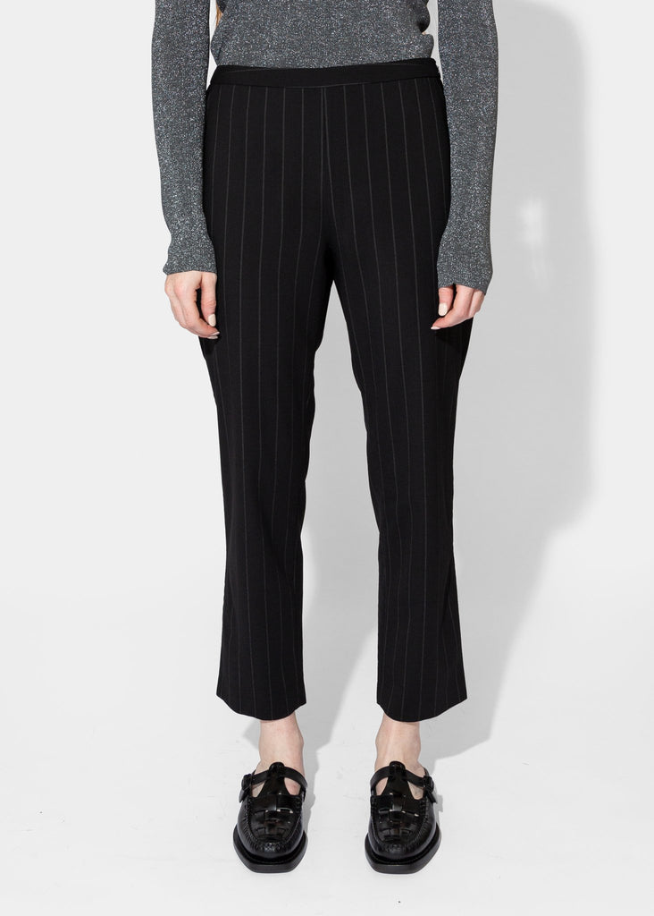 6397_Slim Pull On Pant in Pinstripe_Pants_XS - Finefolk