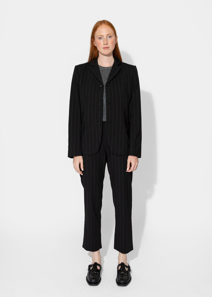 6397_Slim Pull On Pant in Pinstripe_Pants_XS - Finefolk