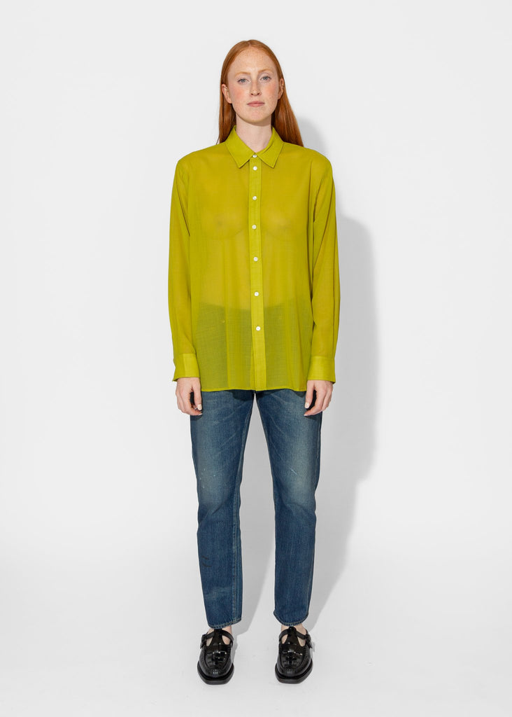 6397_The Frank Shirt in Lime_Tops_XS - Finefolk