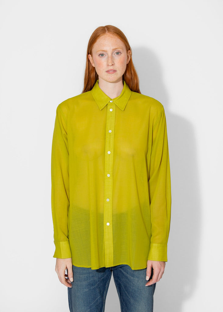 6397_The Frank Shirt in Lime_Tops_XS - Finefolk