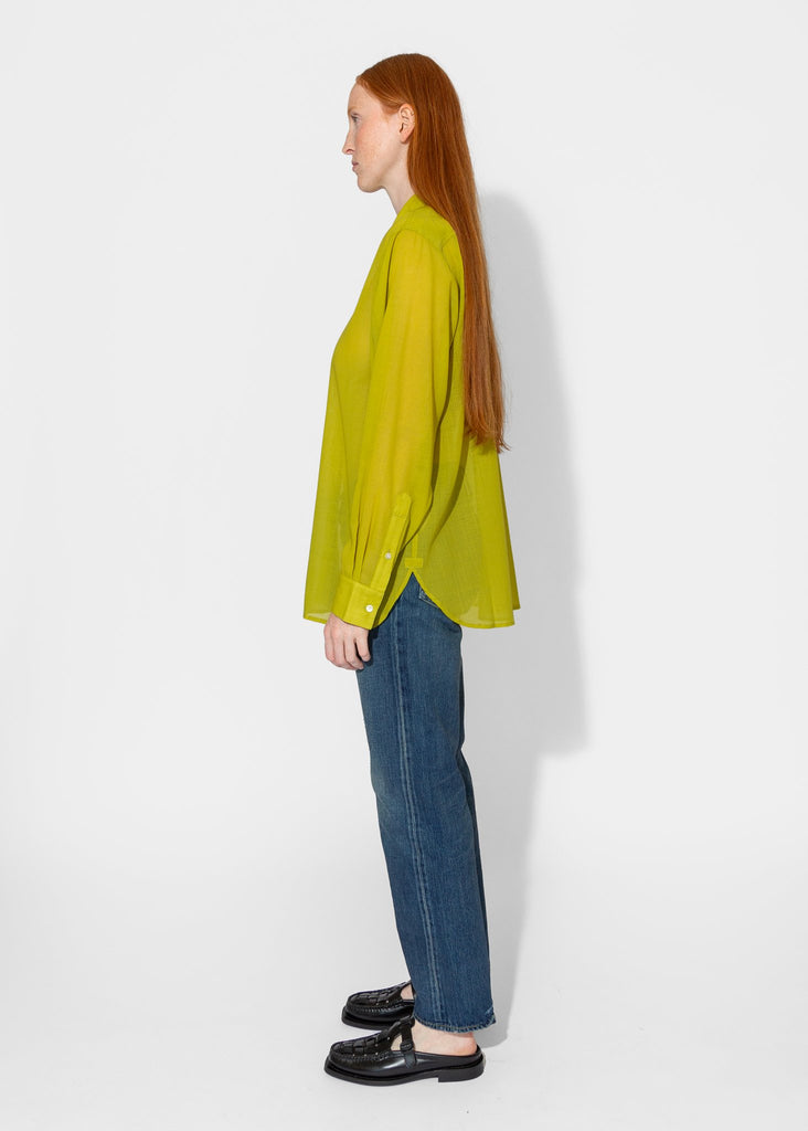 6397_The Frank Shirt in Lime_Tops_XS - Finefolk