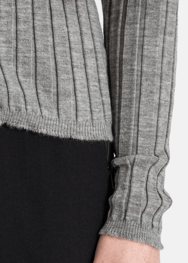 6397_Wide Rib Cardigan in Grey_Tops_XS - Finefolk