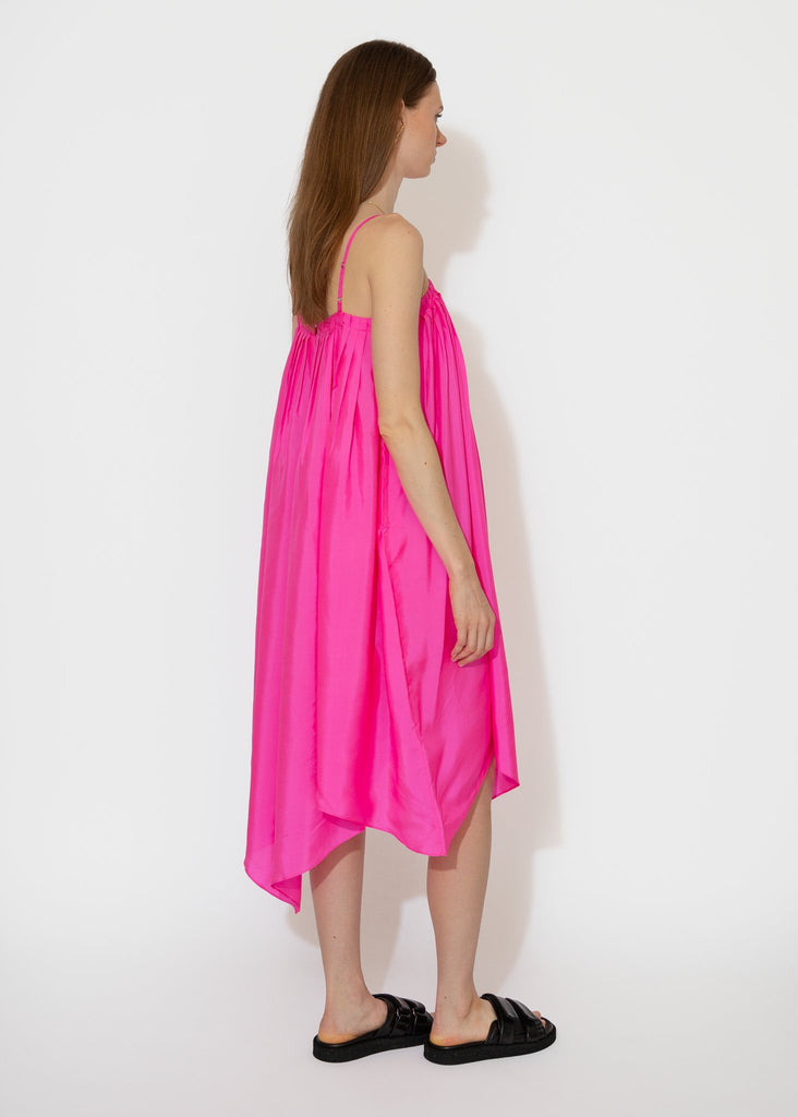 Anaak_Etretat Print Handkerchief Dress in Fuchsia_Dresses_0 - Finefolk