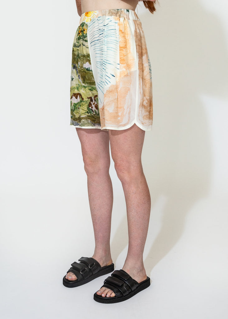 Anntian_Silk Shorts in Goats_Shorts_S - Finefolk