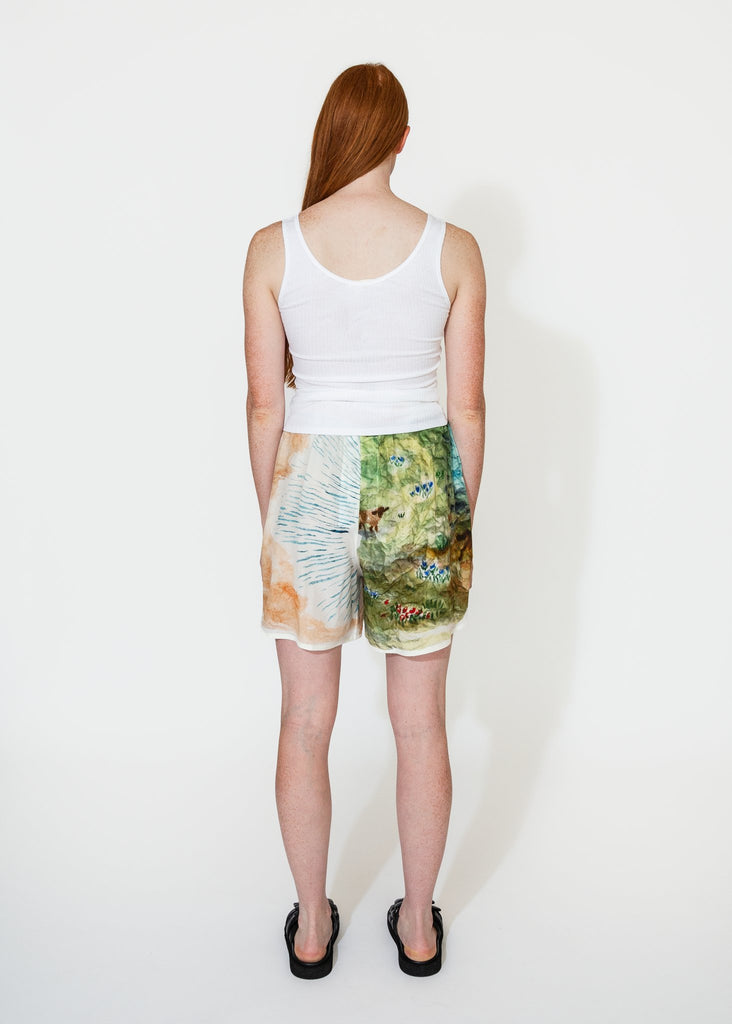 Anntian_Silk Shorts in Goats_Shorts_S - Finefolk