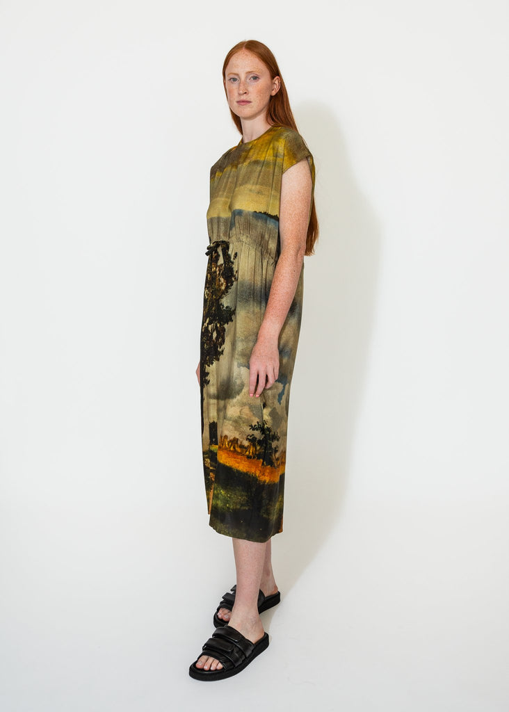 Anntian_Simple Dress Print G_Apparel & Accessories_ - Finefolk