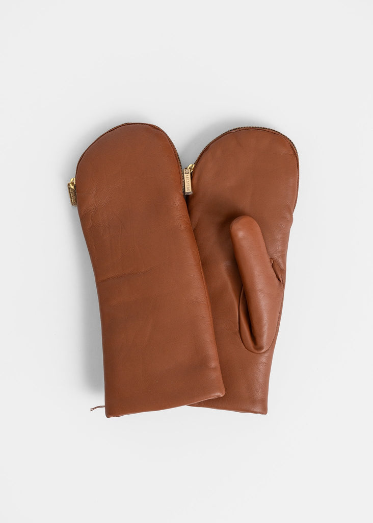 Aristide_Lined Mittens in Saddle/Camel_Apparel & Accessories_7.5 - Finefolk