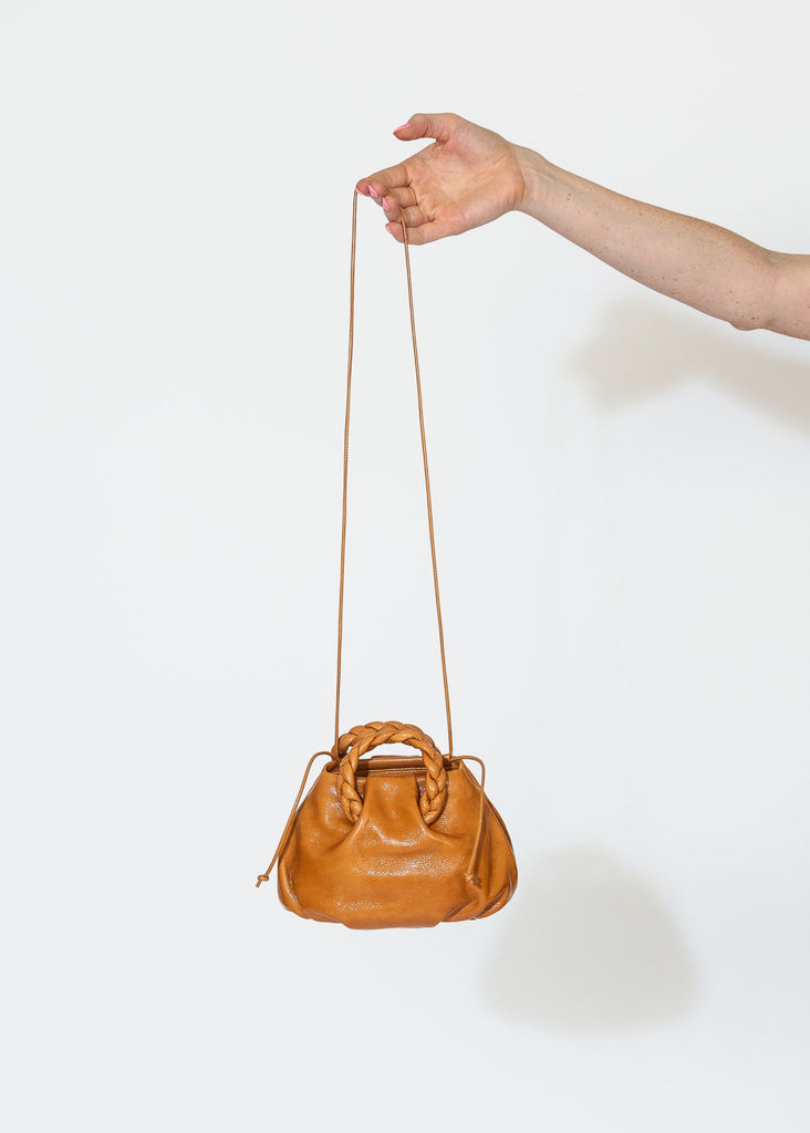 Hereu_Bombon Crinkle Glossy in Tan_Bags_ - Finefolk