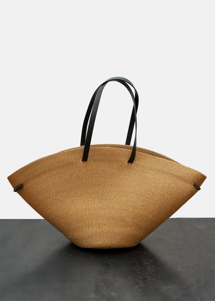 Kamaro'an_Fakar Bag in Straw/Italian Leather_Bags_ - Finefolk