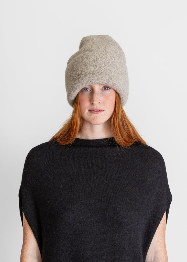 Lauren Manoogian_Carpenter Hat in Pebble_Apparel & Accessories_ - Finefolk