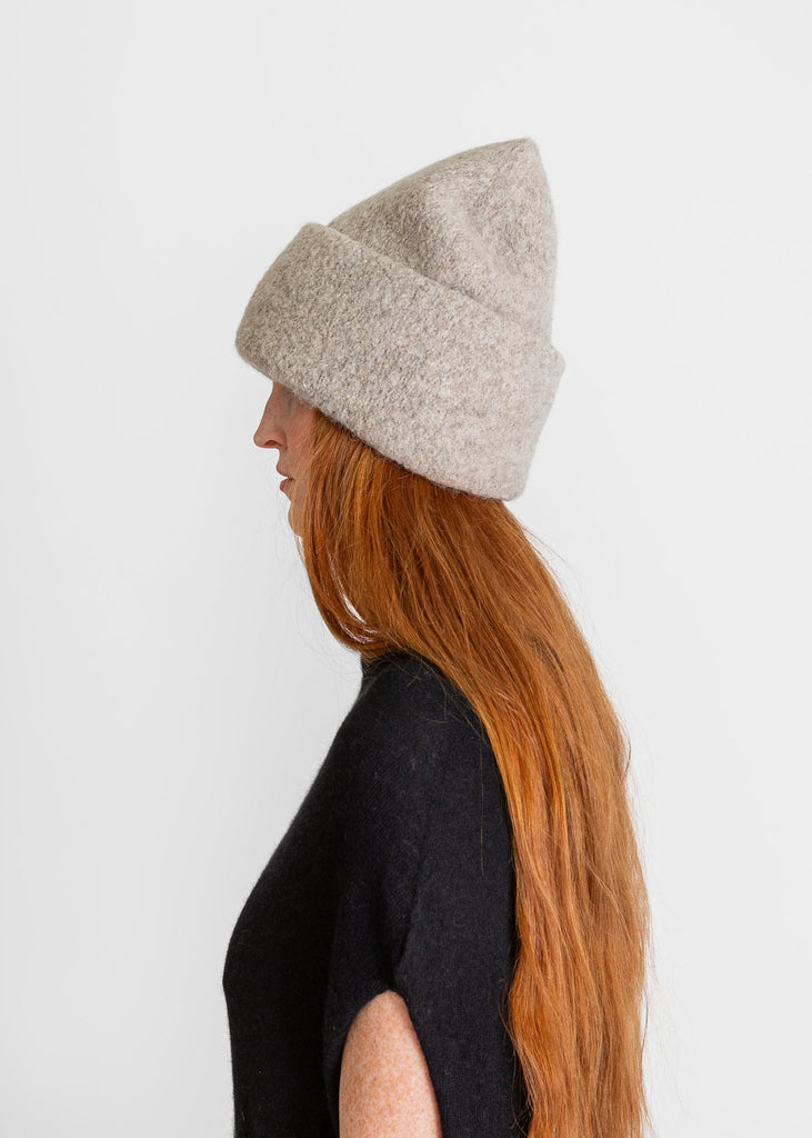 Lauren Manoogian_Carpenter Hat in Pebble_Apparel & Accessories_ - Finefolk