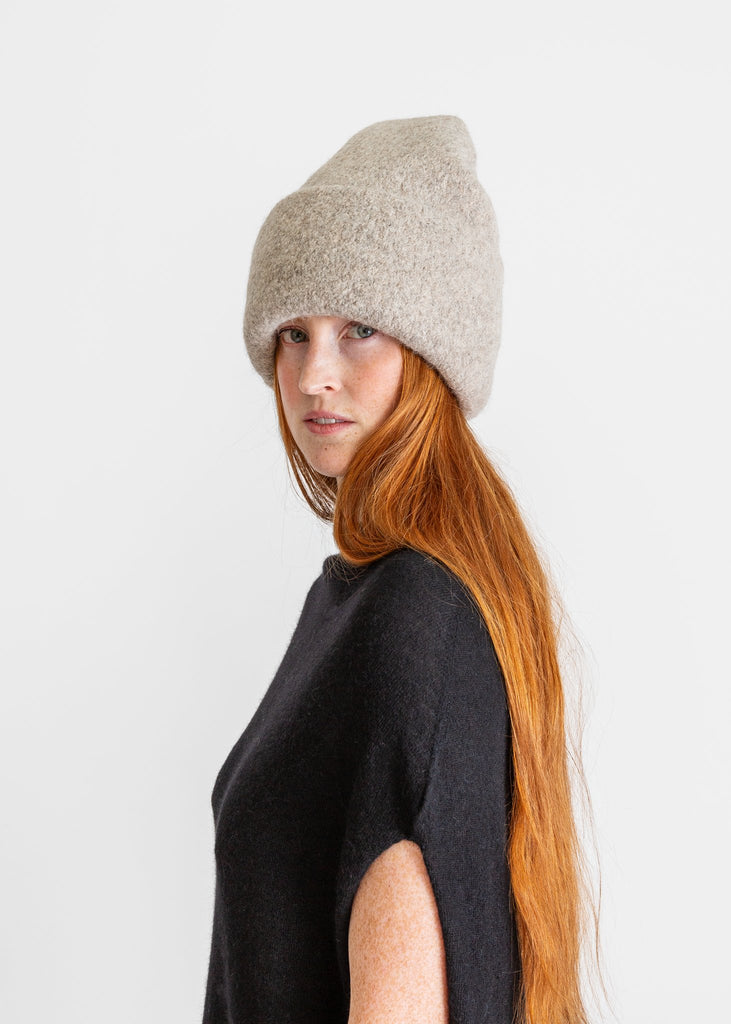 Lauren Manoogian_Carpenter Hat in Pebble_Apparel & Accessories_ - Finefolk