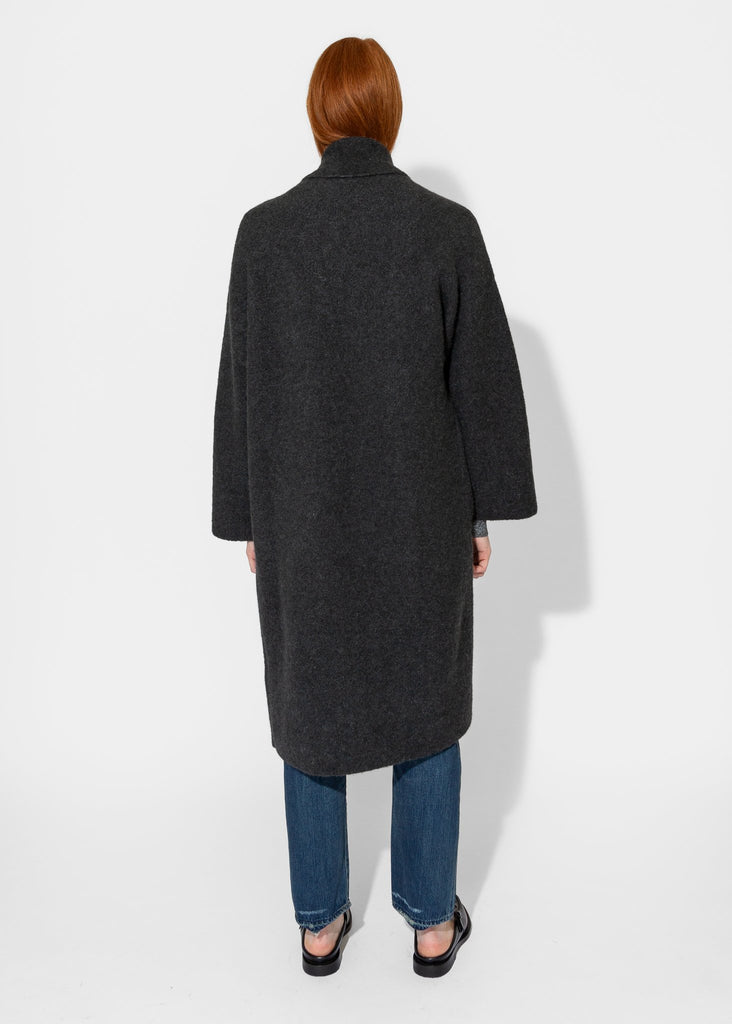 Lauren Manoogian_Double Face Long Coat in Ink_Outerwear_PO/S - Finefolk