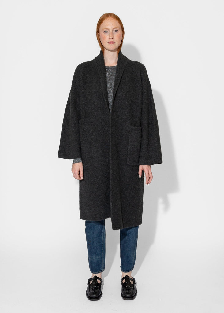 Lauren Manoogian_Double Face Long Coat in Ink_Outerwear_PO/S - Finefolk