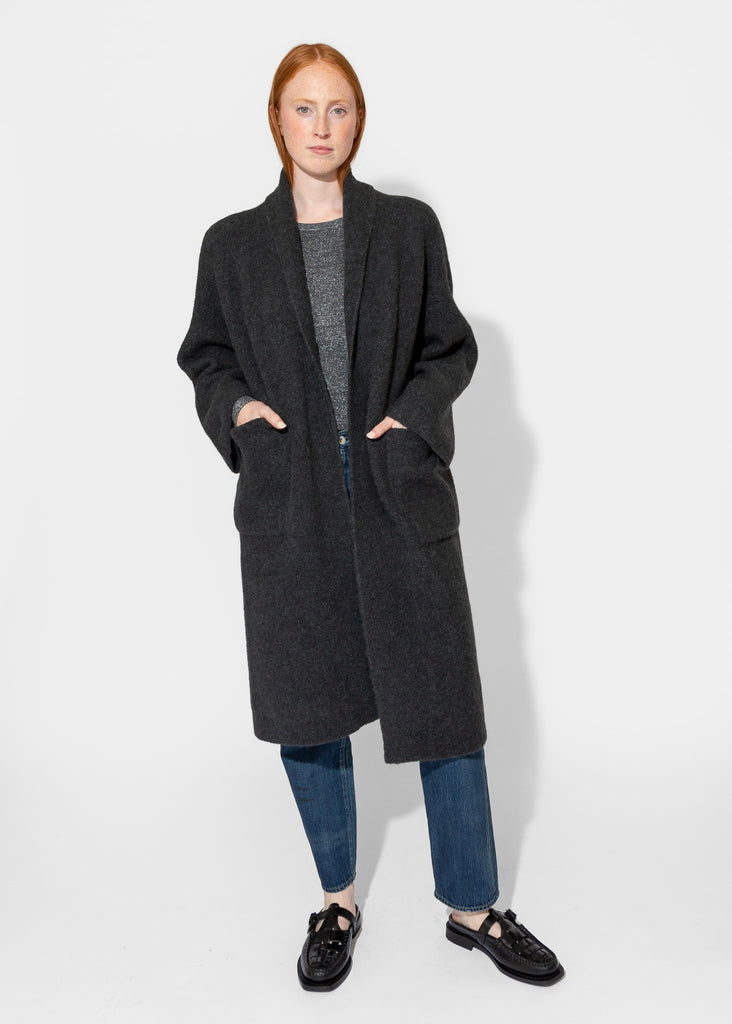 Lauren Manoogian_Double Face Long Coat in Ink_Outerwear_PO/S - Finefolk