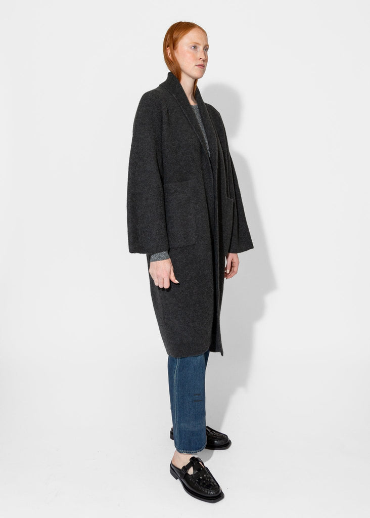 Lauren Manoogian_Double Face Long Coat in Ink_Outerwear_PO/S - Finefolk