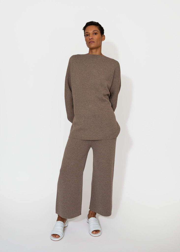 Lauren Manoogian_Double Knit Boatneck in Wood_Sweater_1 - Finefolk